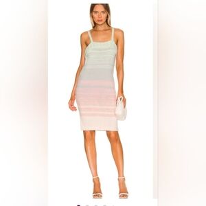 NWT 525 Ombre Mini Dress Taffy Multi Knit Sweater Dress